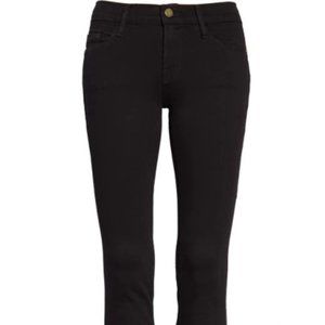Frame Le Color Skinny Jeans In Film Noir, Size 24